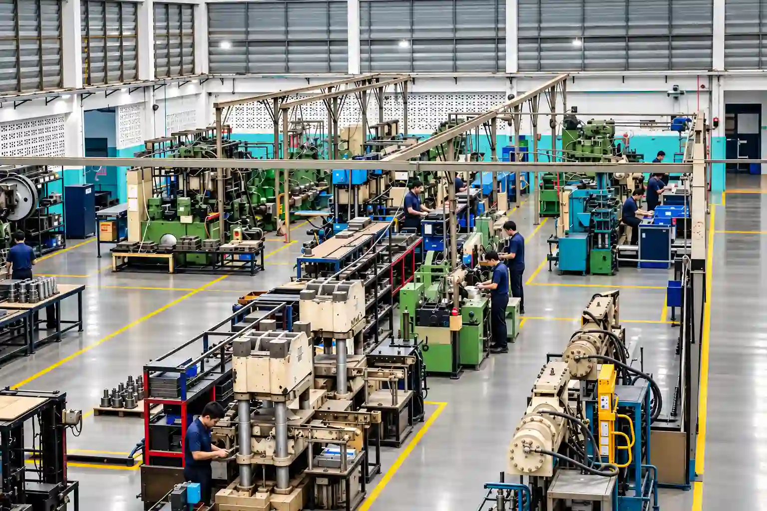 Taido rubber manufacturing floor in Samut Sakhon